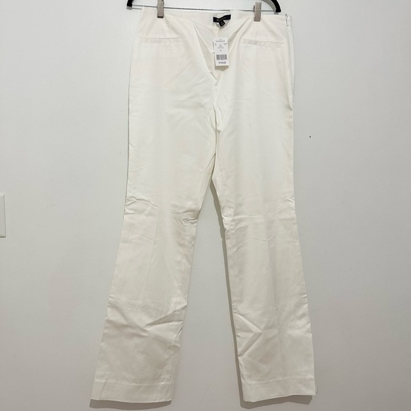 Brooks Brothers white pull on trousers size 12 NWT - Picture 1 of 7
